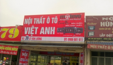 Làm biển quảng cáo nội thất ô tô tại Hà Nội